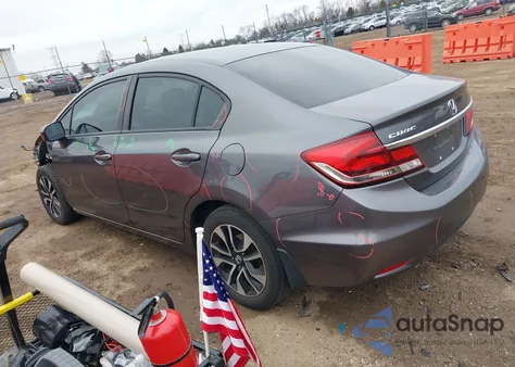 2015 Honda Civic Ex z USA, uszkodzony, nr VIN 19XFB2F81FE075075